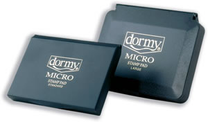 Dormy Micro Stamp Pad 110x70mm Black [Pack 10]